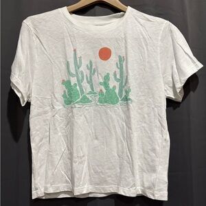 American Eagle Outfitters Cream T-Shirt